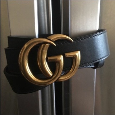 Gucci GG Buckle Belt Size 85cm Fits 27-30 Waist