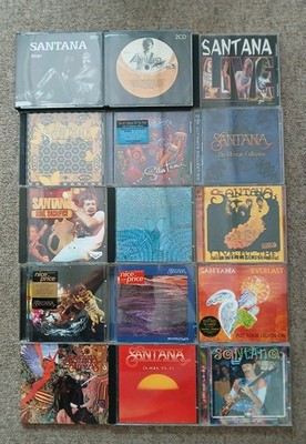 SANTANA 15 X CD JOB LOT BUNDLE SUPERNATURAL FILLMORE BORBOLETTA MOONFLOWER SAMBA