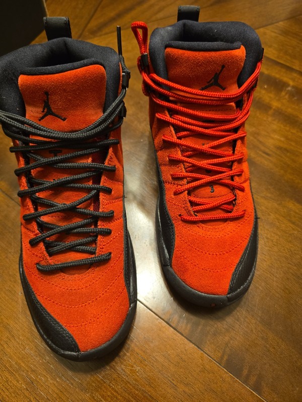 Size 5.5 (GS) - Jordan 12 Retro Mid Reverse Flu Game