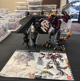 LEGO Bionicle Vezon and Kardas 10204 MINT 100% COMPLETE