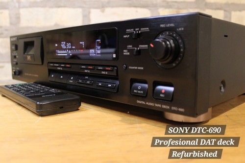 Sony DTC-690 professional DAT deck w/remot &extra SERVICED Fully Functional
