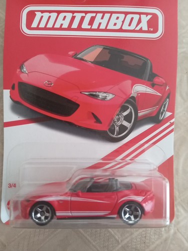 Matchbox Metal Mazda Mx5 Miata Edición Roja Diecast Escala 1/64 Coches Juguetes MBX - Imagen 2 de 24