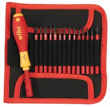 Wiha 28390 Insulated Slimline 15 Piece Screwdriver Set 1000 Volt Rated
