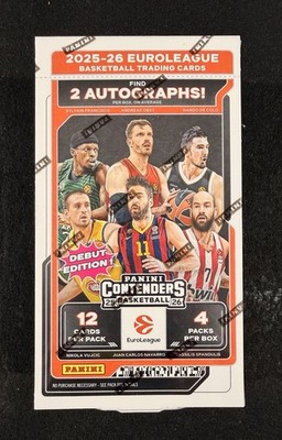2025/26 PANINI CONTENDERS EUROLEAGUE BASKETBALL HOBBY BOX | eBay