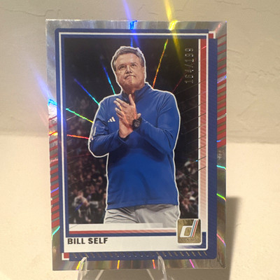 2025-26 Panini Donruss Bill Self Kansas Jayhawks NCAA #182 Serial Numbered /199