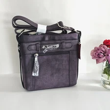 Rosetti Shauna Croco Mini Crossbody bag - Midnight Plum NWT