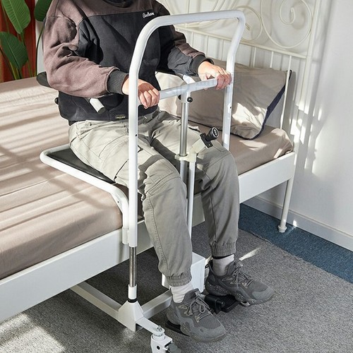 Electric Patient Lift Transfer Chair Height Adjustmen Patient Commode Wheelchair - Picture 9 of 13