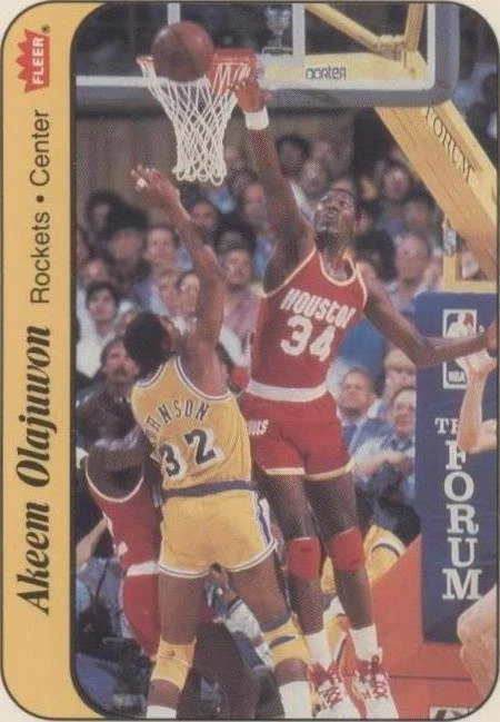 Fleer 1986-87 - Hakeem Olajuwon #9