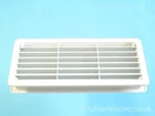 DOUBLE SIDED WHITE PLASTIC AIR VENT 10"5/8 x 4"3/4 inch 270mm x 120mm gas locker