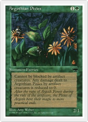 ARGOTHIAN PIXIES x4 mtg NM Chronicles 4 Common