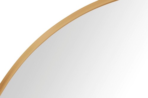 My Home Wand Deko Glas SpiegelRUE FRANQUET Metall goldfarben 50x100 cm - Bild 5 von 7