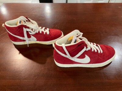 Size 9.5 - Nike Dunk AC Vintage QS High Varsity Red