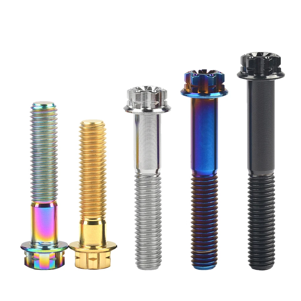 Tornillo Torx brida de titanio grado 5 para motocicleta M4 M5 M6 M8 Foto 4 de 4