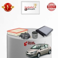 Set Service 4 Filter Renault Clio III 1.5 DCI 55KW 75CV Von 2010->