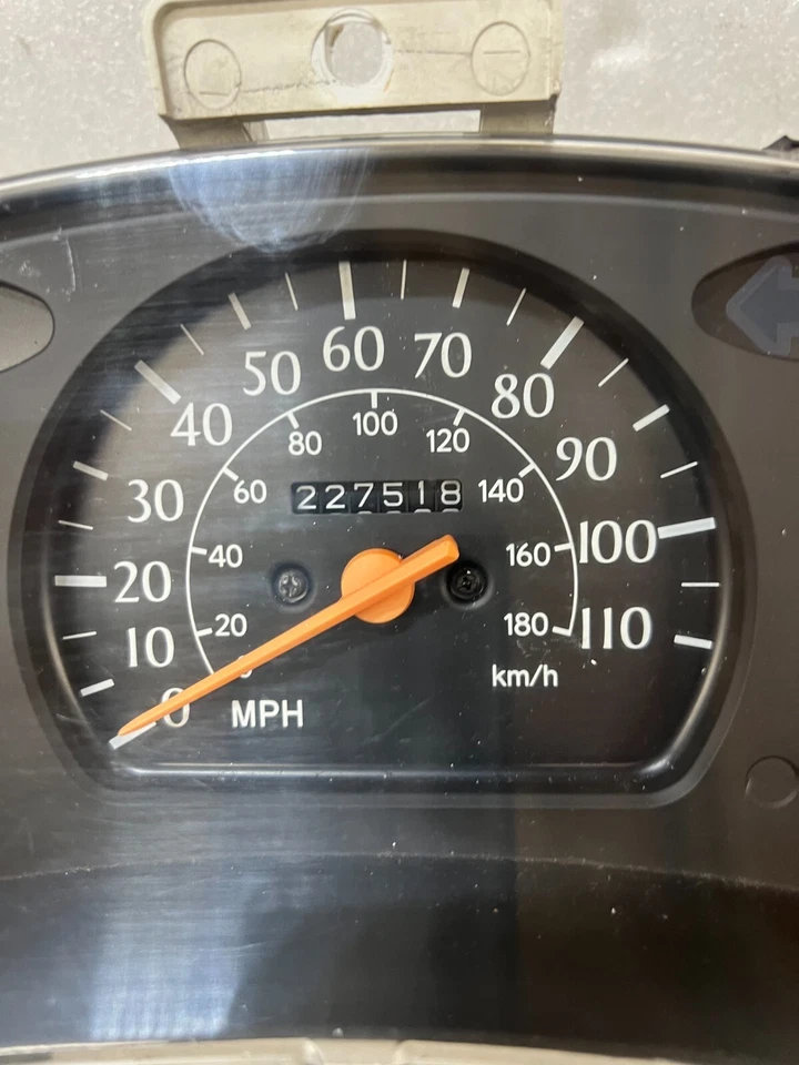 Toyota Tercel 1995 cuadro de instrumentos velocímetro 83010-1G070 fabricante de equipos originales (21 G) Foto 3 de 4