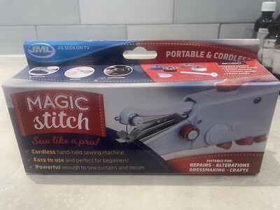 JML Magic Stitch Portable Cordless Handheld Sewing Machine | eBay UK