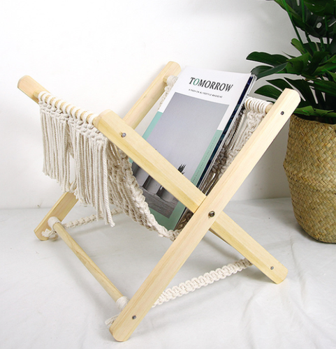 NEW MAGAZINE RACK FREE STANDING WOODEN MAIL NEWSPAPER HOLDER STORAGE SHELF STAND - Picture 3 of 9