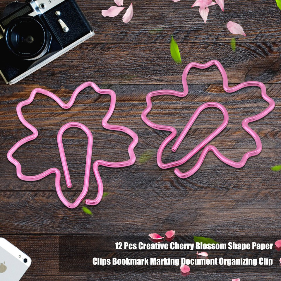 12 Creative Stainless Steel Paper Clips For File Classification eBay