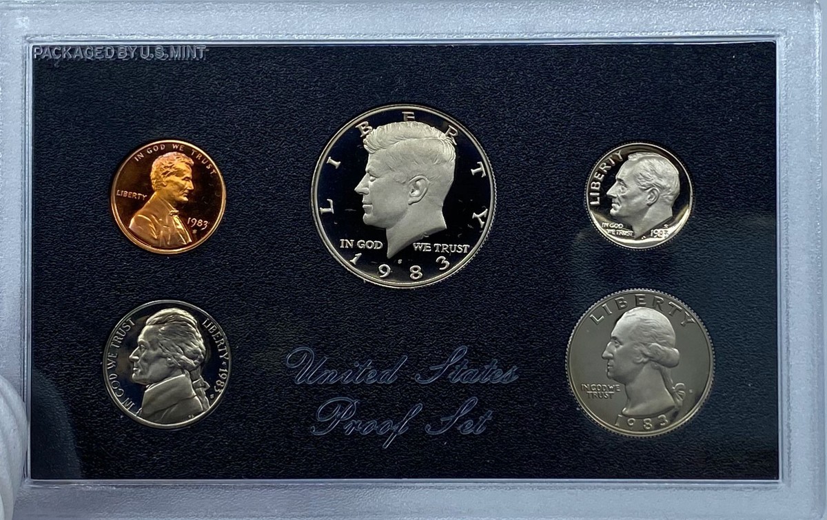 1983 S United States of America Official US Mint PROOF COINS Set