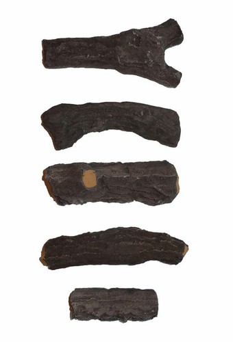 Replacement Gas Logs Living Flame Coal Fire Ceramic HD Faux Log Cast Coal Sets - Picture 46 of 91