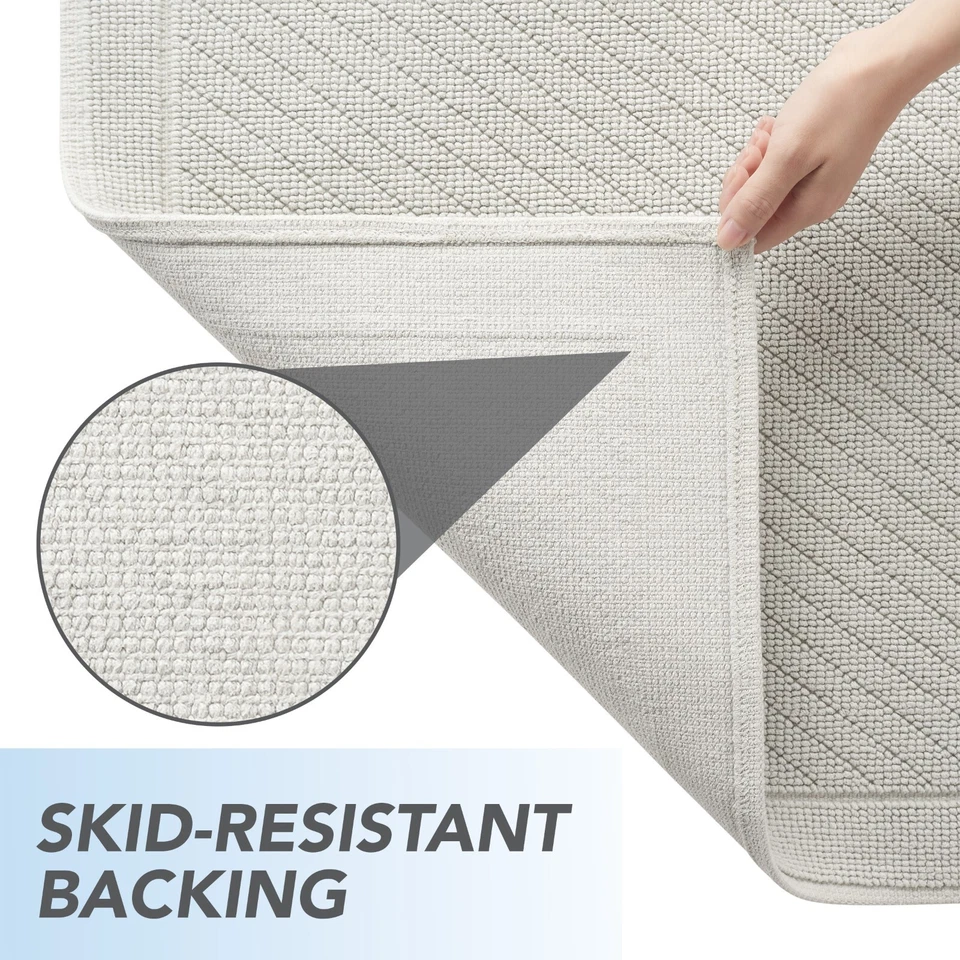 Alfombra de baño para corredor de algodón Host & Home (20x60) respaldo suave antideslizante, opciones de color Foto 4 de 4