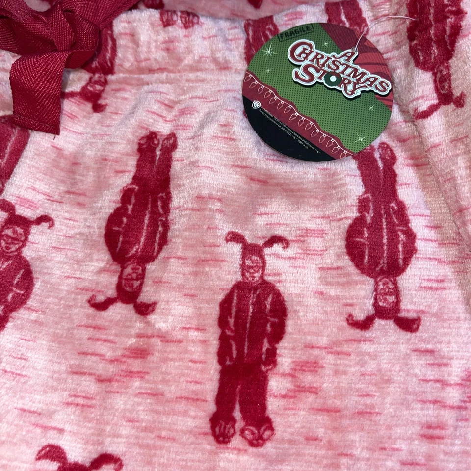 A CHRISTMAS STORY•Women’s Size XL•Ralphie Pink Bunny PJ Sleep/Lounge Pants NEW. - Image 4 of 4