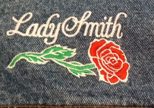 Smith & Wesson Vest Womens X Large Blue Denim Jean Embroidered Lady Smith - Picture 7 of 8