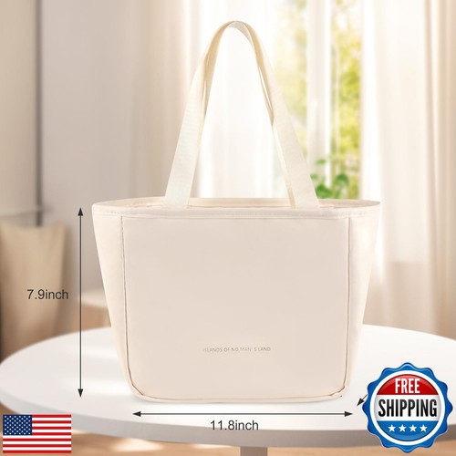 Zylsic Lunch Box for Women, Lunch Bag for Women Simple Reusable Insulated Lun - Picture 5 of 5