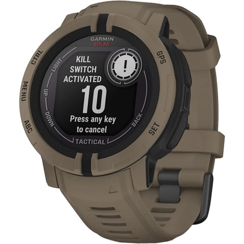 Garmin Instinct 2 Solar Tactical Edt Brown Bluetooth Smartwatch NEW - Picture 3 of 4
