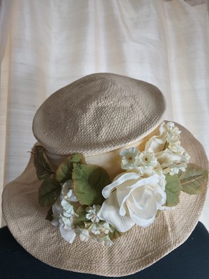 Hand made antique wedding hat s-l400.jpg main image 4
