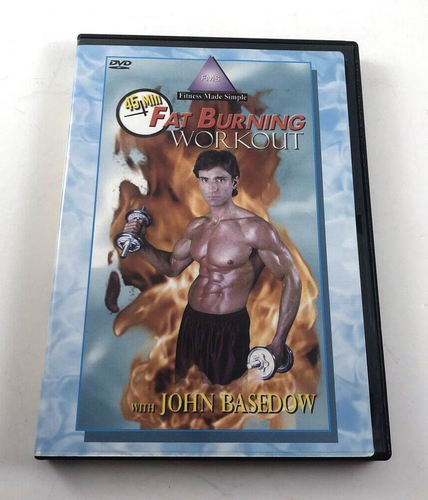 JOHN BASEDOW : Fat Burning Workout & Upper Body Home Workout Fitness DVD's - Foto 2 di 7