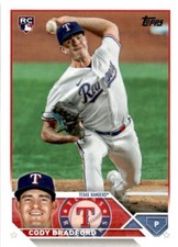 2023 Topps Update Cody Bradford #US53 Texas Rangers