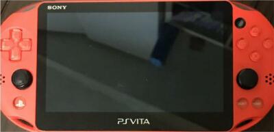 PS Vita Neon Orange PCH 2000 Za24 Console only Sony Playstation