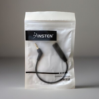 INSTEN 2.5mm MALE TO 3.5mm FEMALE M/F STEREO HEADPHONE HEADSET ADAPTER CONVERTER
