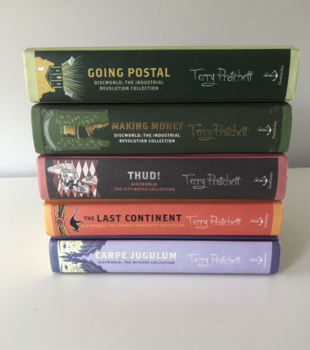 Terry Pratchett Discworld Hardcover Lot of 5