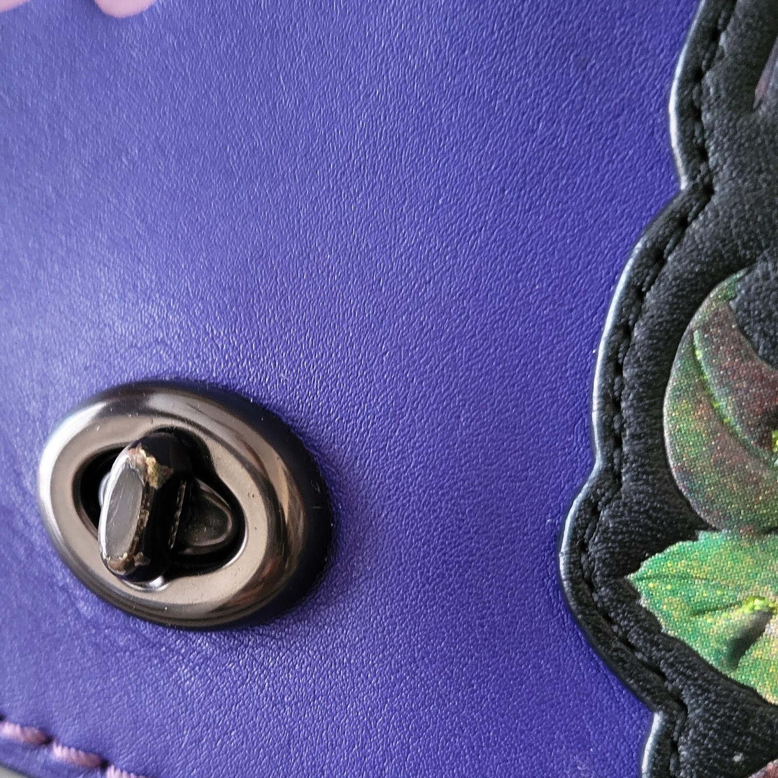 Coach X Disney Snow White Crossbody Dark Fairytale Pu… Gem