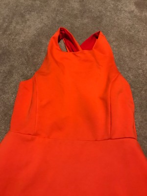 Robe Mi-longue (midi) Banana Republic - Dos Croisé - Taille 12 (US) - Orange - Neuf Sans étiquette