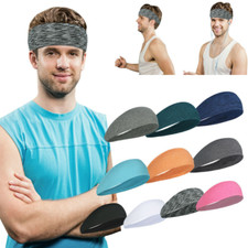 Sports Headband Fitnesss Yoga Gym Basketball Sweatband Hair Wraps for Men Women
