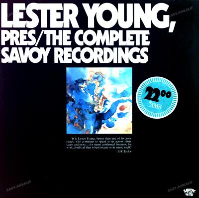 Lester Young - Pres/The Complete Savoy Recordings 2LP (VG+/VG+) '