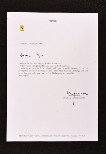 1993-5 2Vols Ferrari Yearbooks Letter from the Director of Communications - Foto 4 di 12