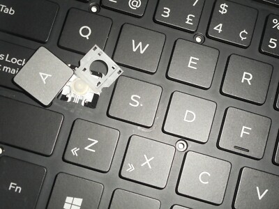 Single Key Cap + Clip For Dell XPS 9370/9380 P/N: VJK2W Model: DLM17B2