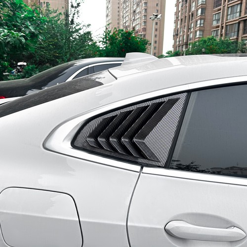 Carbon Style Rear Window Quarter Louver Vent Covers For BMW 2-Sereis F44 2020-23 - Picture 4 of 7