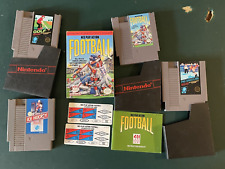 nintendo nes sports game lot golf, ice hockey, pro wrestling, action football