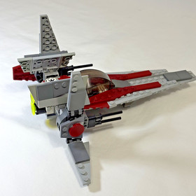 Lego Star Wars V-Wing Starfighter 6205 - 100% Complete- with Instructions NO box