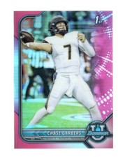 2021-22 Bowman University #51 Chase Garbers Chrome Pink