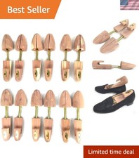 Women's Cedar Shoe Tree Pack 6 Pairs Adjustable US Size 5.5-8.5 Free Shipping