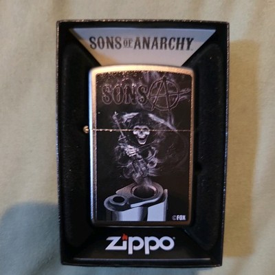 2016 Sons Of Anarchy Chrome Zippo Lighter NEW Never Struck Samcro Sons
