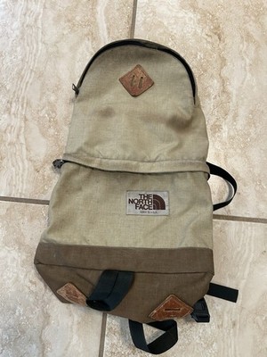 VINTAGE 1970 s TNF THE NORTH FACE BROWN WHITE LABEL DAY BACKPACK HIKING