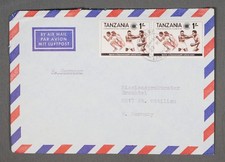 MayfairStamps Tanzania 1983 Pair Sports Event Cover aaw_05145