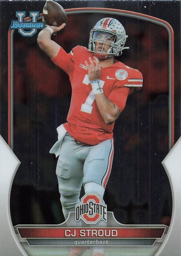 2022 Bowman University Chrome - CJ Stroud #100